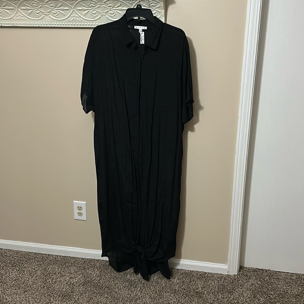 Black like overlay dress